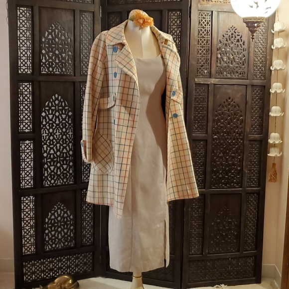 Vintage Pencil dress crossing back straps - Picture 14 of 16